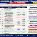 PM SHRI School JNV Pokhal Tehri Garhwal Recruitment 2026 – Walk-in Interview for Various Posts